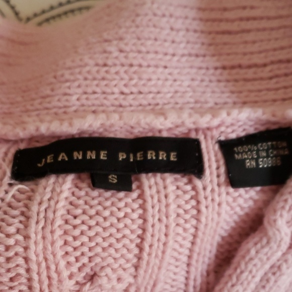 Jeanne Pierre dusty rose sweater - Picture 6 of 8